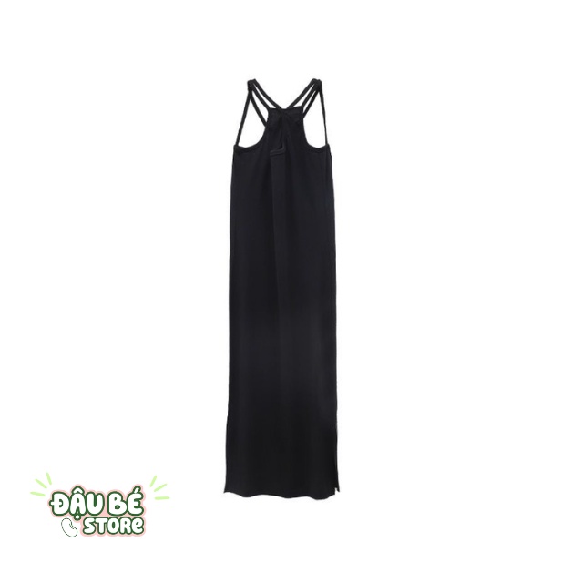 Đầm Váy Dáng Ôm Body Dây Chéo Lưng Co Dãn Thoải Mái Hai Màu Trơn Siêu Xinh Mới 2021 - Daube - V014