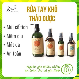 Nước rửa tay khô thảo dược Cô Cà Chua. Mềm dịu - Mát da - An toàn. Sản phẩm từ thiên nhiên