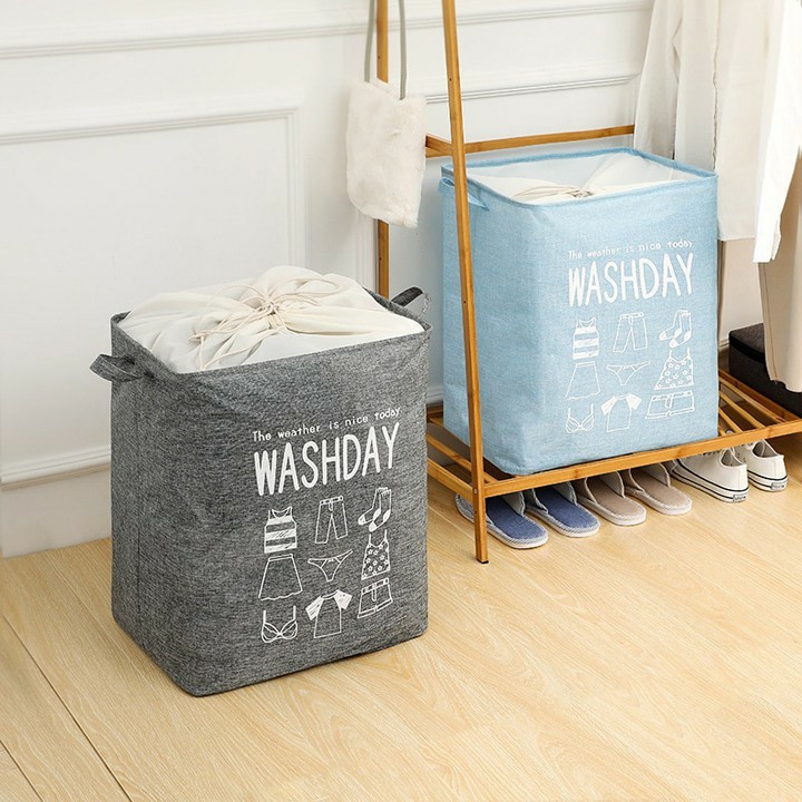 Giỏ Đựng Quần Áo Bằng Vải Cỡ LớnDAIQUANGGROUPTúi Đựng Quần Áo Chăn Màn WASHDAY Khung Thép Cứng Cáp Đa Năng