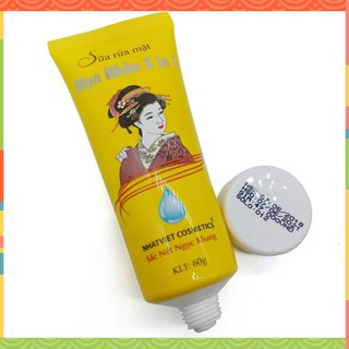 Sữa rửa mặt mụn nhờn 3 in 1 sắc nét ngọc khang 60g