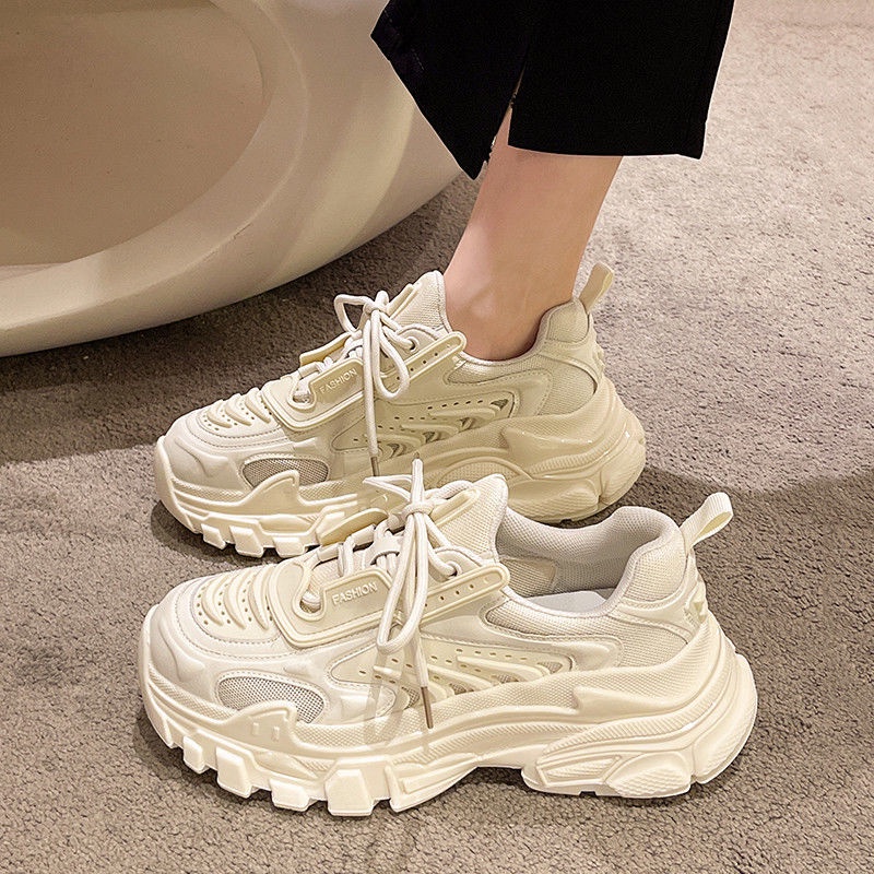 Giày Thể Thao Đế Dày Phối Lưới Mỏng Thoáng Khí Thời Trang Mùa Hè 2022 Phong Cách Mới Cho Nữ