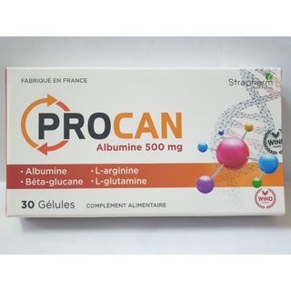 Procan thực phẩm tăng cường sức đề kháng cơ thể - giúp phục hồi tổ chức và mau lành vết thương