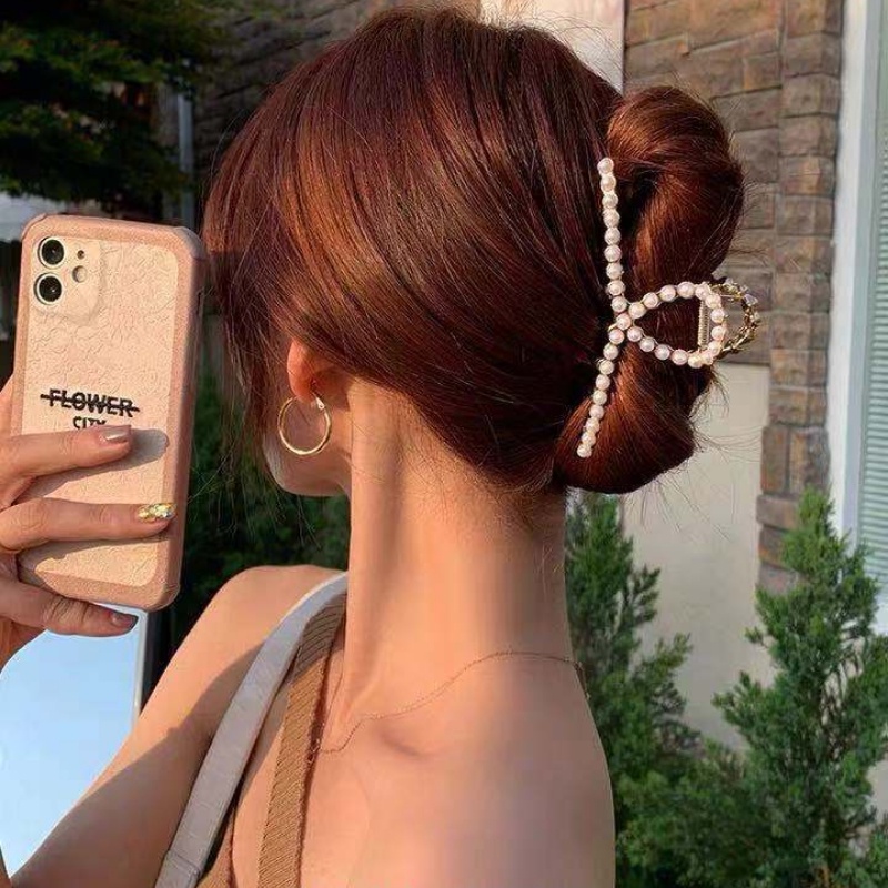 Kẹp Cá Mập Bằng Kim Loại Thanh Lịch Thời Trang Hàn Quốc