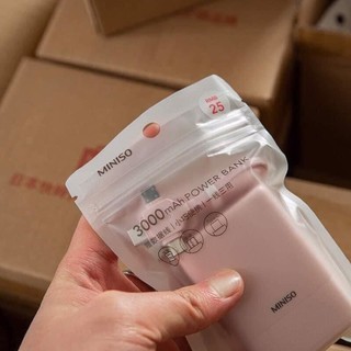 Sạc dự phòng miniso 3000mAh