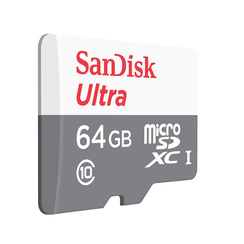 Thẻ Nhớ MicroSDXC SanDisk Ultra 64GB 80MB/s (Xám) + Tặng 1 adapter microSD