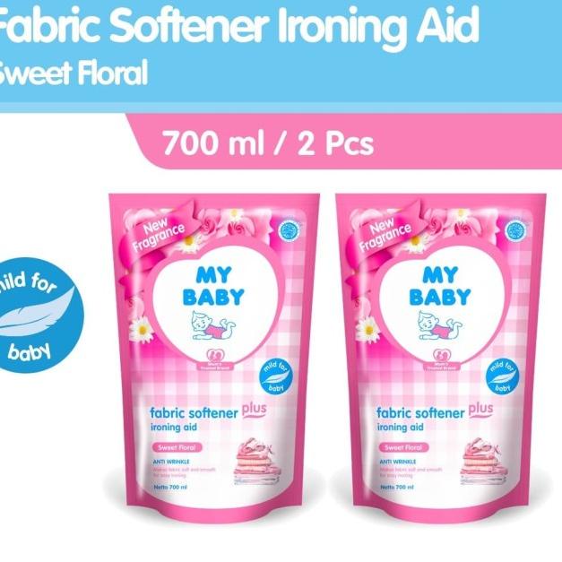❉ My Baby Vải Cộng Với Chất Ủi Mềm Mại Hoa Ngọt Ngào 700Ml / 2 Chiếc < ♔