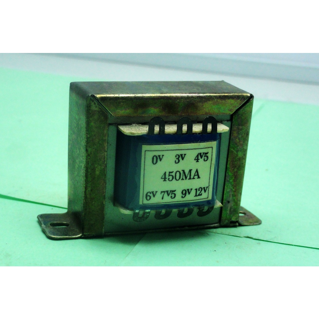 Biến thế 450mA - ngõ ra 0 - 12Vac / Biến áp / Phụ Kiện Điện Tử