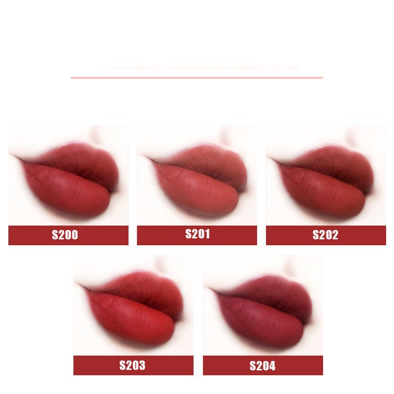 XIXI 5 Colors Velvet Matte Waterproof Lip Gloss Long Lasting Lip Gloss Lips Cosmetic Makeup Beauty | BigBuy360 - bigbuy360.vn