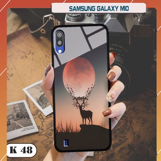 Ốp lưng kính cường lực cho điện thoại Samsung Galaxy M10