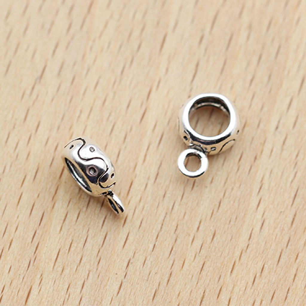 Phụ kiện Charm bạc Mặt khóa dây treo