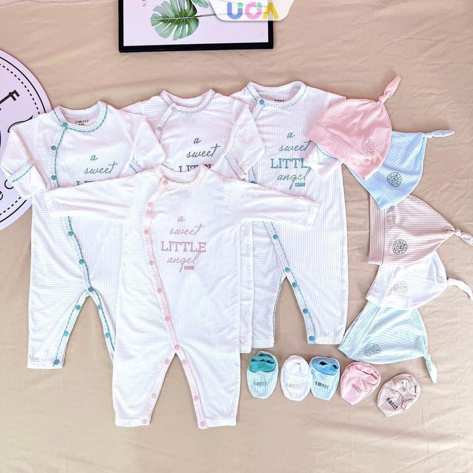 body sơ sinh dài tay cho bé 3-9kg hãng hrnee sale