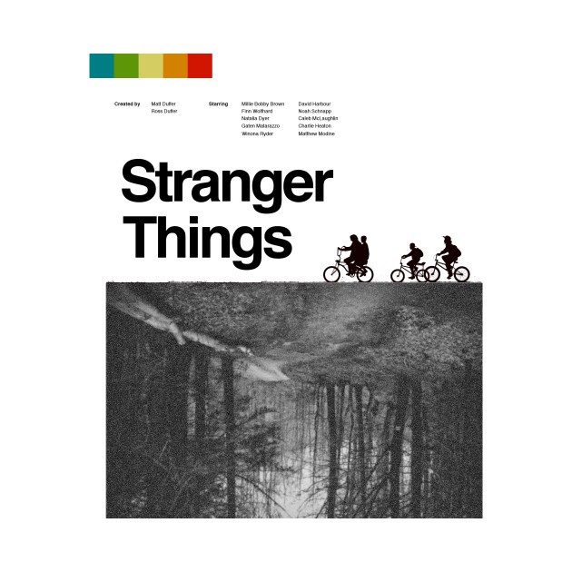 [KIS_HOODIE] Áo Thun Stranger Things vintage poster T-Shirt Chất Liệu Cotton Cực Thoáng Mát Đủ Size Nam Nữ [NT026]