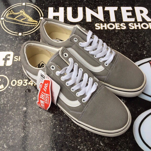 [GIÁ SỐC] GIÀY VANS OLD SKOOL XÁM FULL BOX