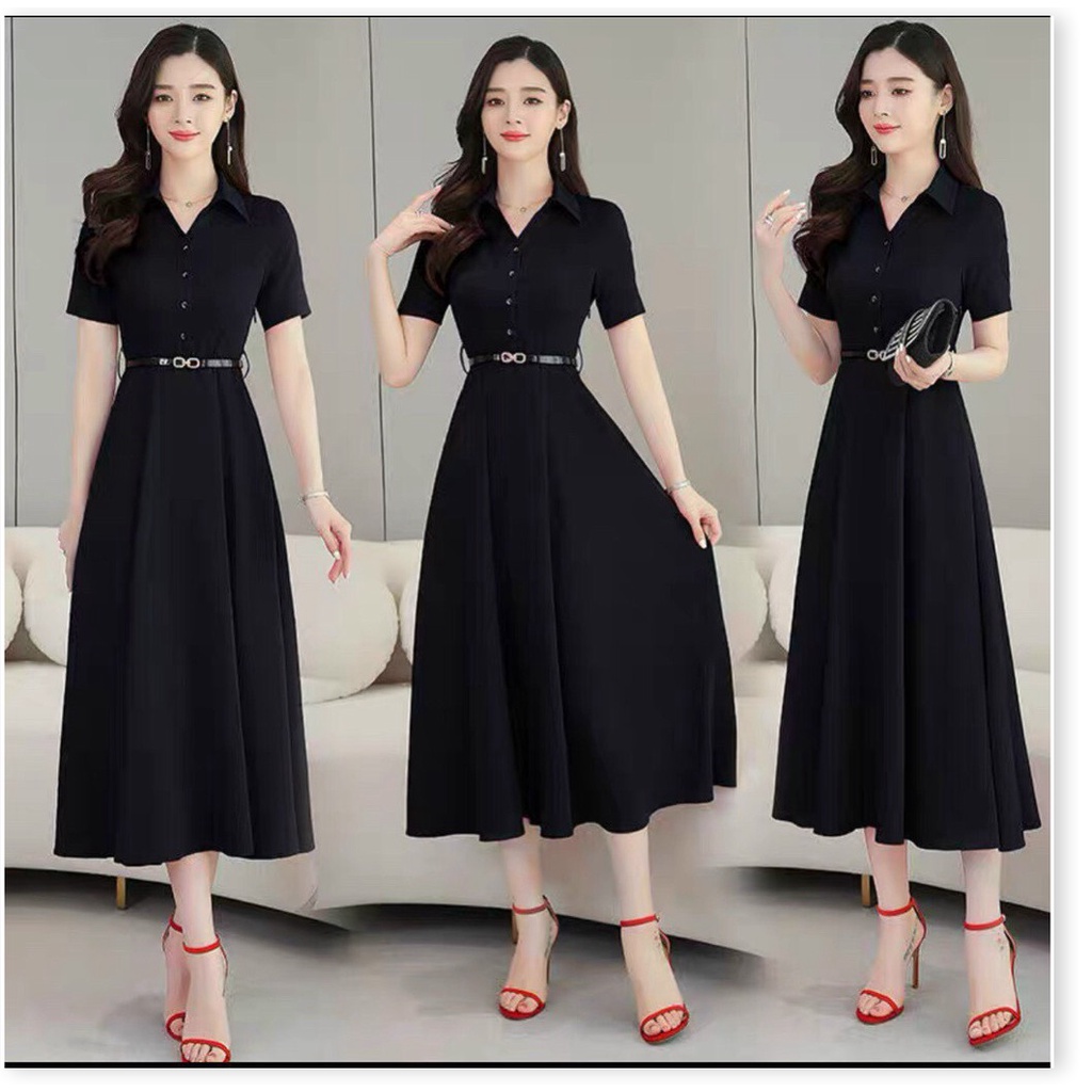 Đầm Cotton lạnh kèm nịt nữ cực sang trọng cho các cô nương KME FASHION