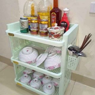 Kệ úp chén bát, để gia vị