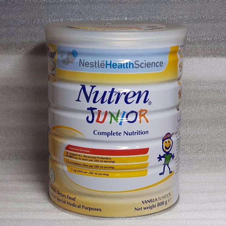 Sữa Nutren Junior 800g Dòng sữa Cao Năng Lượng cho trẻ biếng ăn