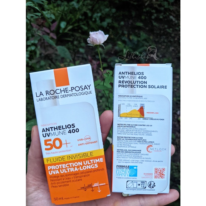 [Mẫu mới] Kem chống nắng La roche posay fluid Shaka UV Mune 400