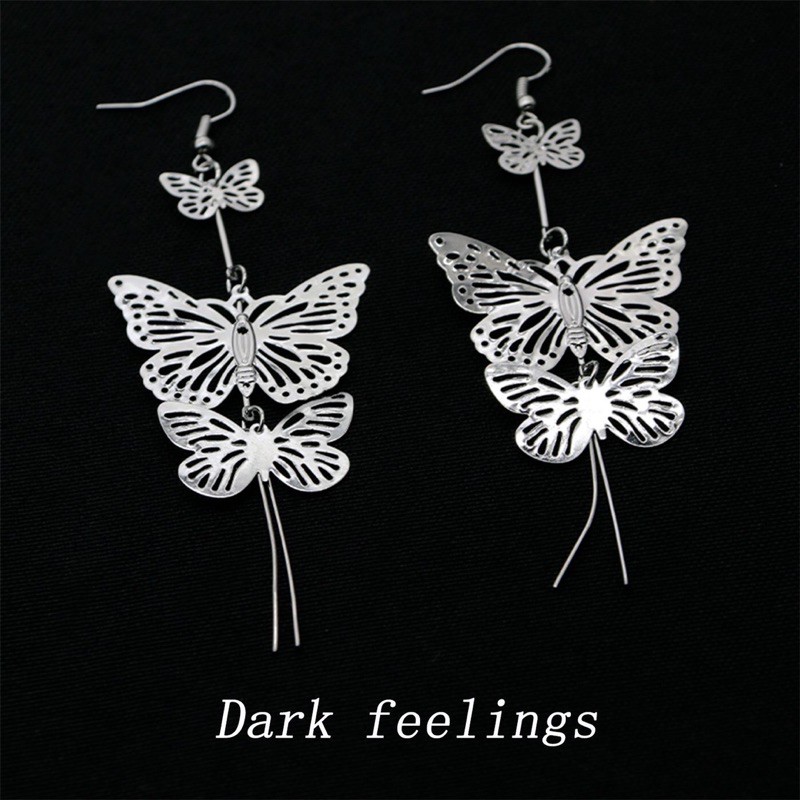 Khuyên tai dáng dài phong cách unisex - Khăn turban