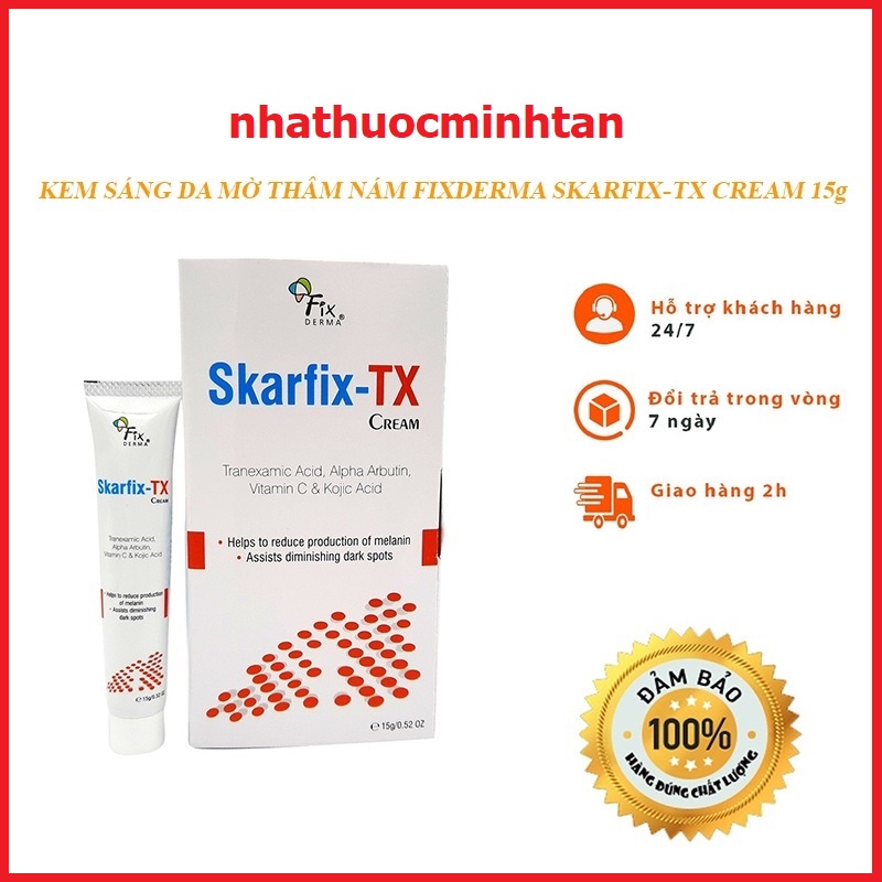 Skarfix-TX Cream Kem Dưỡng Hỗ Trợ Mờ Nám, Giảm Thâm