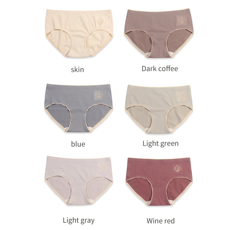 CMENIN 3Pcs Phụ nữ gợi cảm Cotton bên đồ lót liền mạch tóm tắt thoáng khí nylon cho cô gái phụ nữ Cotton đáy quần rắn màu P0120