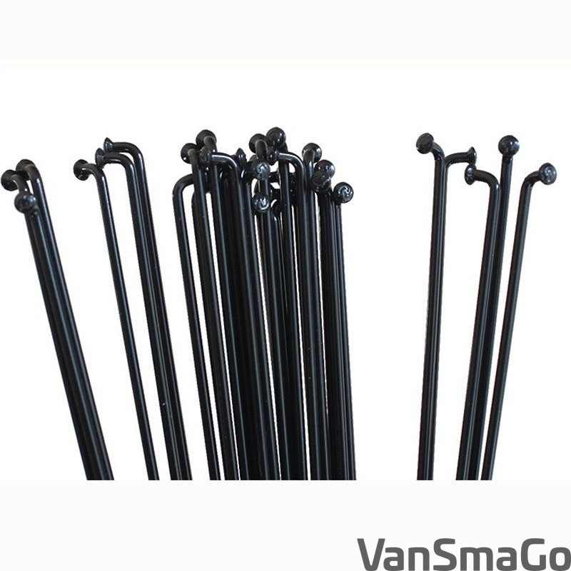 36 Nan Hoa Xe Đạp Bằng Thép Màu Đen 14G/14K 170mm-350mm