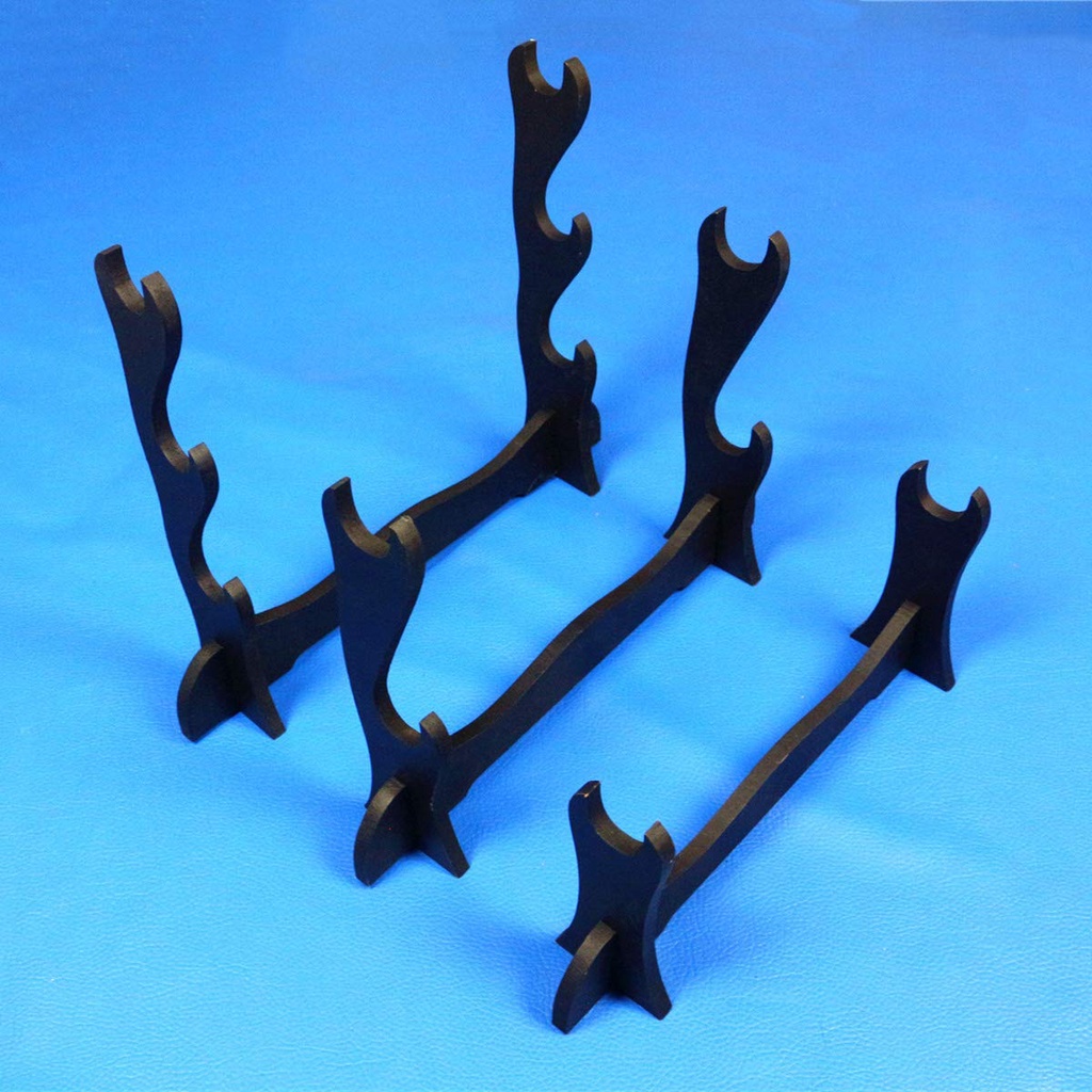 Giá đỡ kiếm gỗ để bàn màu đen  - Baystore