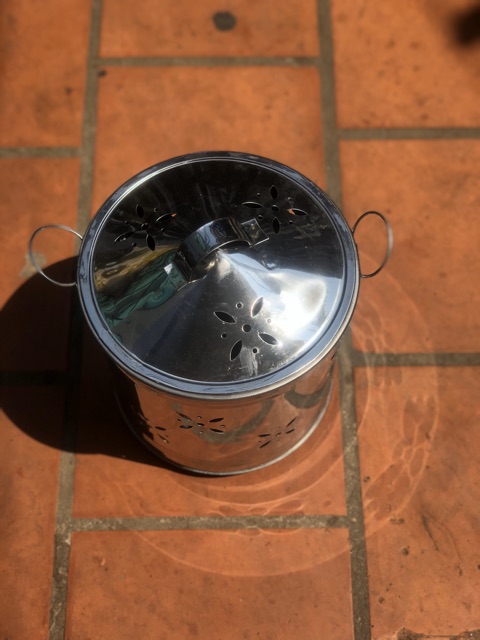 Thùng đốt vàng mã cỡ trung- KT: phi 27x29
