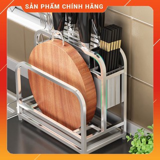 Kệ inox để dao thớt đũa chắc chắn - Inox 304