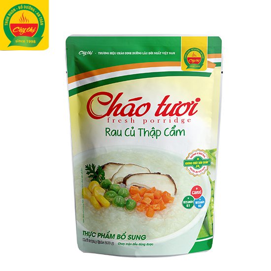 Thùng 35 Gói 7 Vị Cháo Tươi Cây Thị