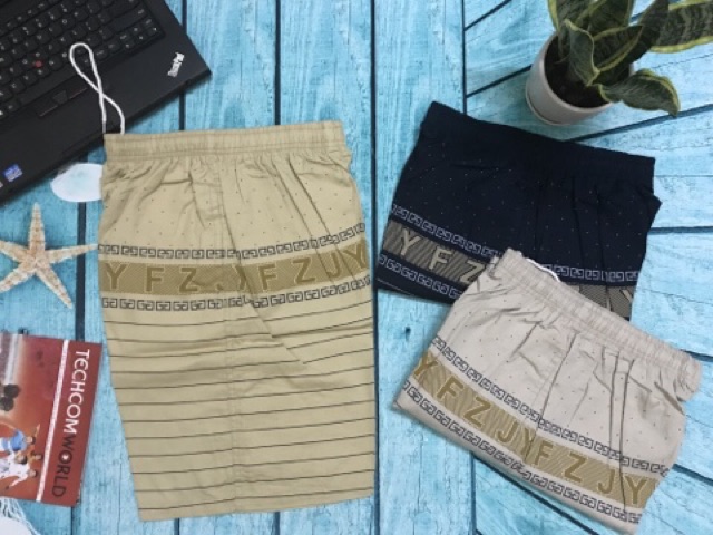 Quần đùi nam cotton cao cấp F03