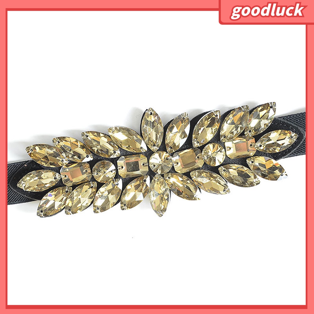 Thắt lưng co giãn đính đá cho nữ