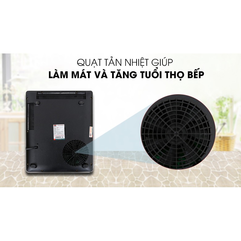 Bếp Hồng Ngoại Cao Cấp Sunhouse SHD6020 2200W, Công Suất Cao, Mặt Kính Cảm Ứng Siêu Bền