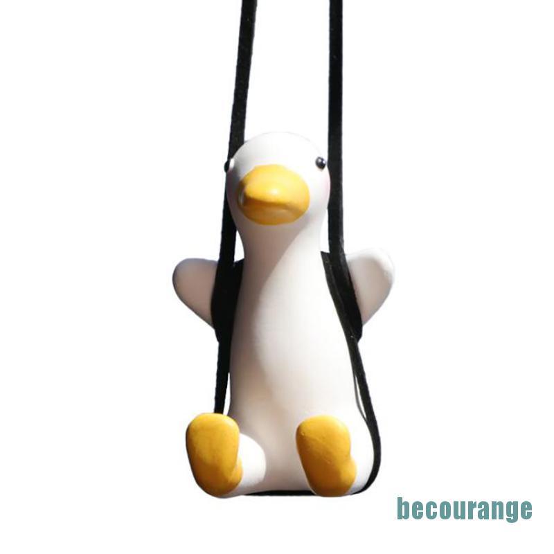 Phụ Kiện Treo Gương Chiếu Hậu Xe Hơi Hình Chú Vịt Dễ Thương