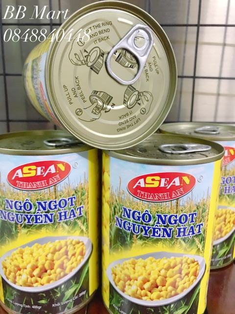 Ngô Ngọt Nguyên Hạt 400gr - ASEAN