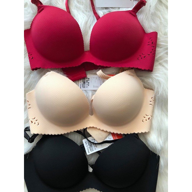 Áo lót nữ su đúc LYMIA hoa không gọng đệm siêu dày thông hơi siêu thoáng A69