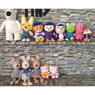 Set pororo và những người bạn + kitty+ thỏ pháp
