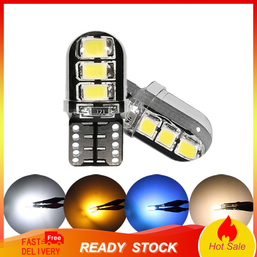 Đèn Led 6 bóng T10 W5W SMD2835 Chống Thấm Nước Tiện Lợi Cho Xe Hơi