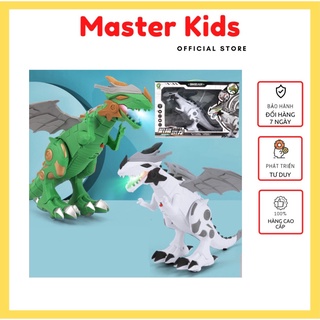 [Đồ chơi thông minh] Khủng long robot phun lửa thích thước lớn cho bé Master Kids