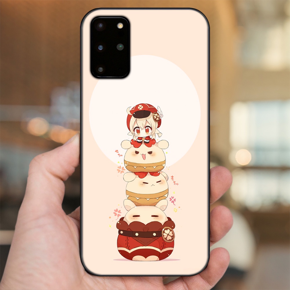 Ốp lưng Samsung S20 Plus viền đen in hình Klee Genshin Impact