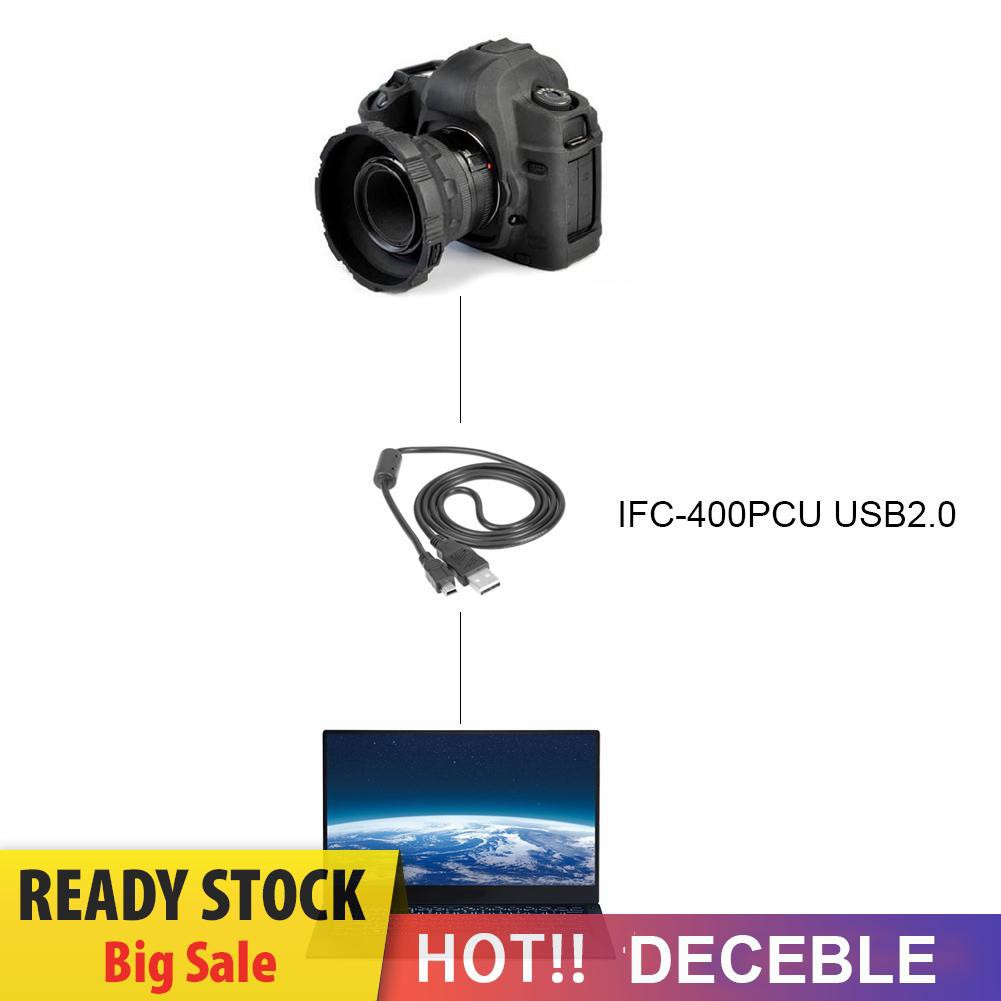 Dây cáp sạc dữ liệu USB 2.0 dành cho máy ảnh Canon tương thích với Ifc-400Pcu