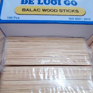 ✅ QUE ĐÈ LƯỠI ( hộp 100 que)