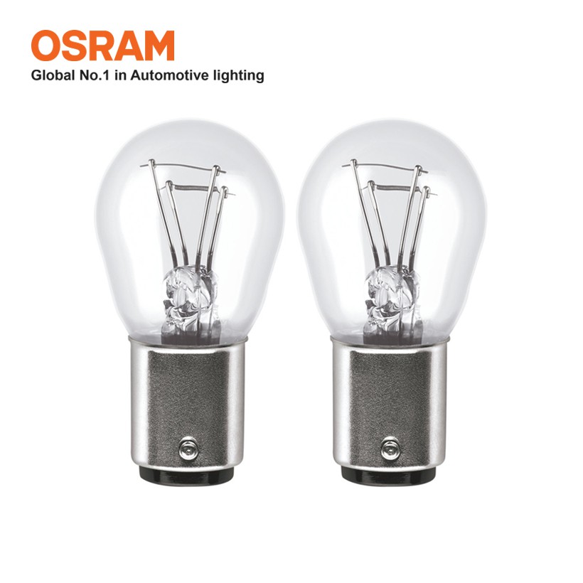 Bóng đèn sau 2 tim OSRAM ORIGINAL P21/5W 12v 21/5w (chân cao thấp)