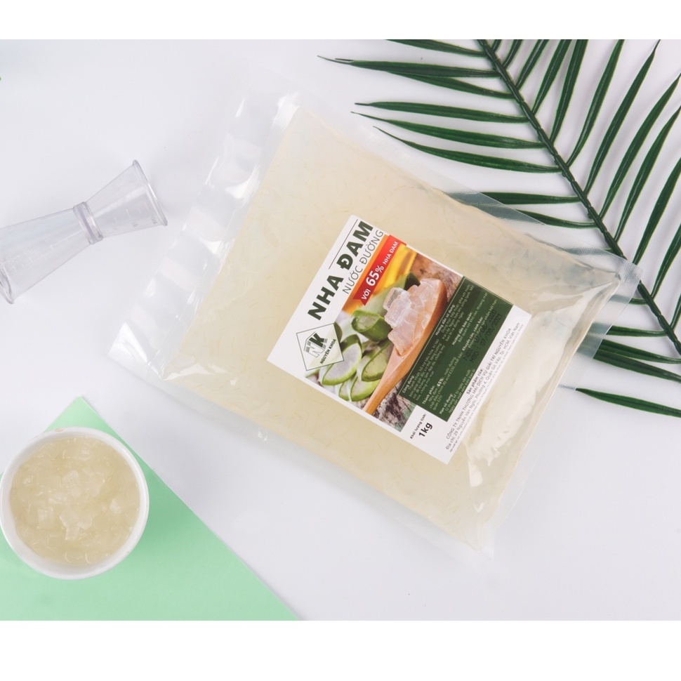 Thạch nha đam nguyên khoa 1kg, hạt có độ giòn, độ thơm và đều miếng - BẾP NGUYÊN KHOA