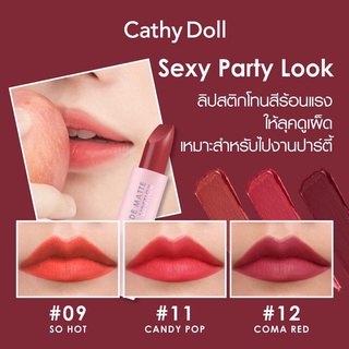 Son thỏi lì Cathy Doll Nude Matte Lipstick 3.5g Son nội địa Thái chính hãng