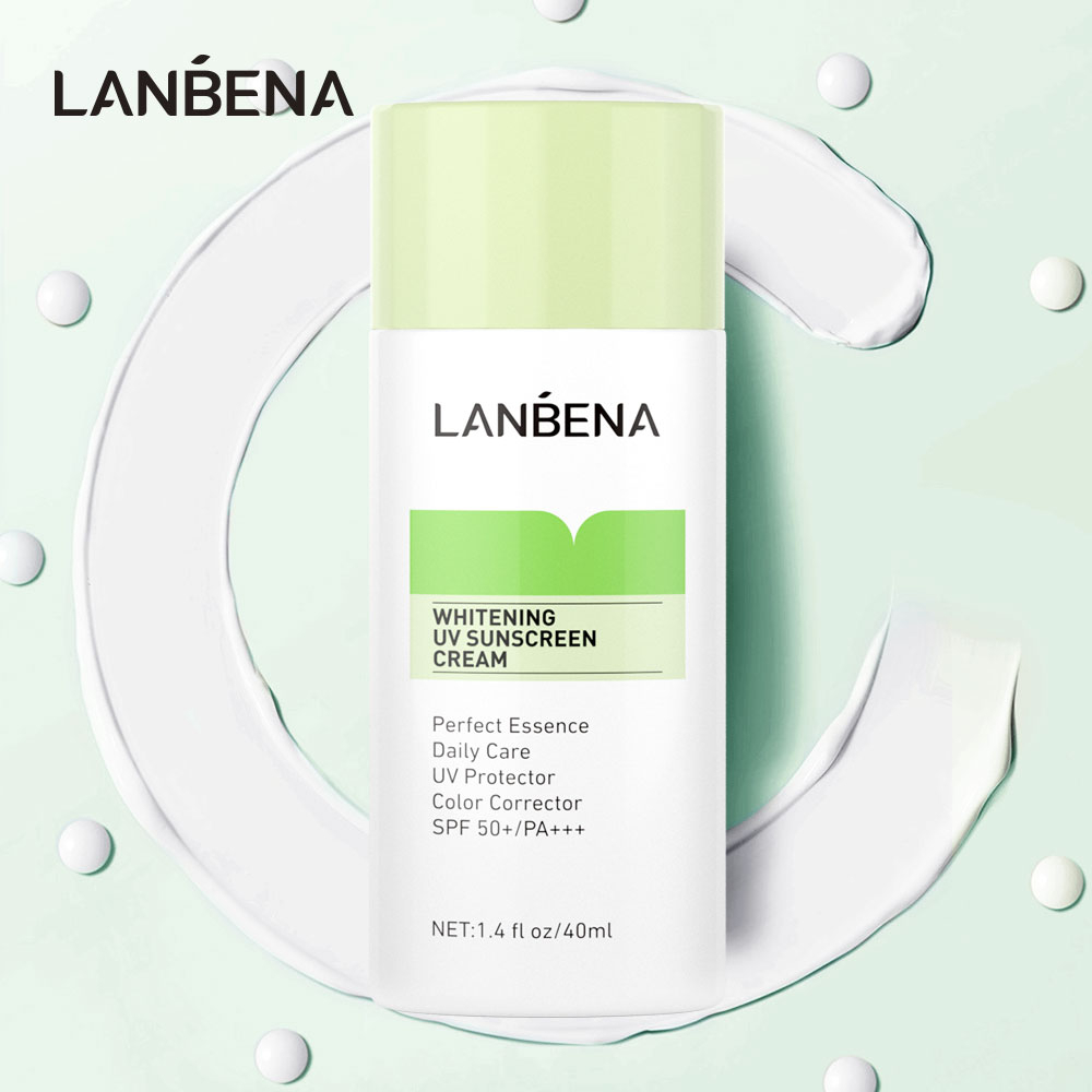 Kem Chống Nắng Lanbena Spf50+ 40ml Dưỡng Trắng Da Nhẹ Mặt Không Bết Dính | BigBuy360 - bigbuy360.vn