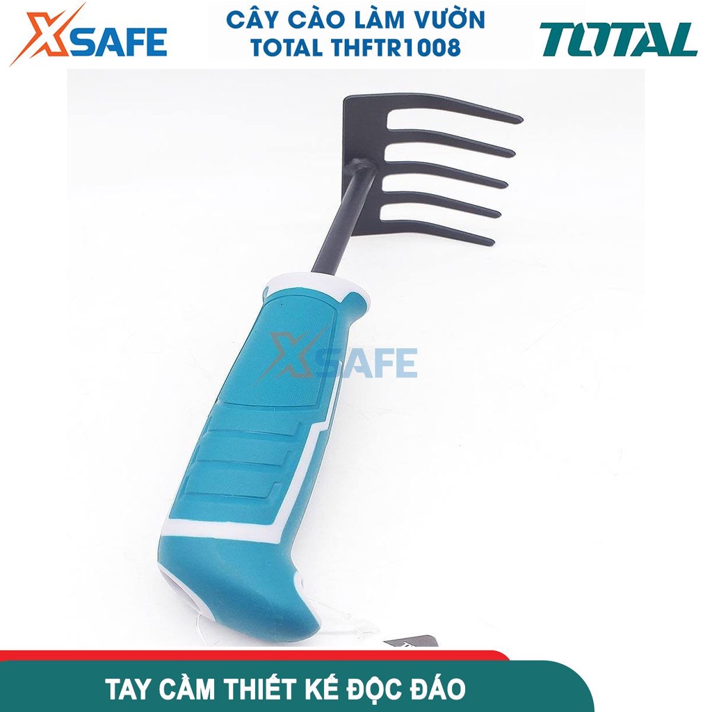 Cây cào làm vườn 270mm TOTAL THFTR1008, dụng cụ làm vườn chiều dài 270mm chiều rộng 82mm, thanh giữa 8.0mm - CHÍNH HÃNG
