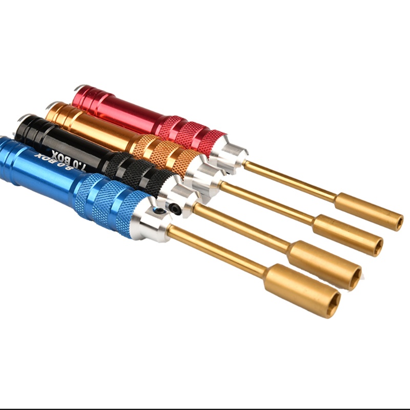 Bộ 4 Tua Vít Lục Giác zzz 4.0 / 5.5 / 7.0 / 8.0mm Bằng Titan Cho Drone Điều Khiển Từ Xa