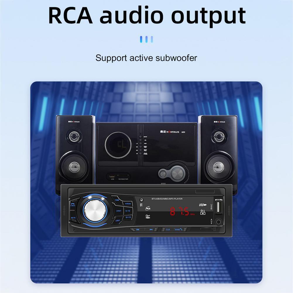 MYRONGVN Máy Nghe Nhạc MP3 / FM / USB / AUX Rảnh Tay Tích Hợp Bảng Điều Khiển Dành Cho Ô Tô