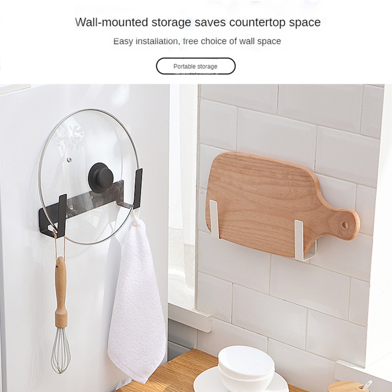 Giá Đỡ Thớt / Nắp Nồi Gắn Tường Tiện Dụng Cho Nhà Bếp