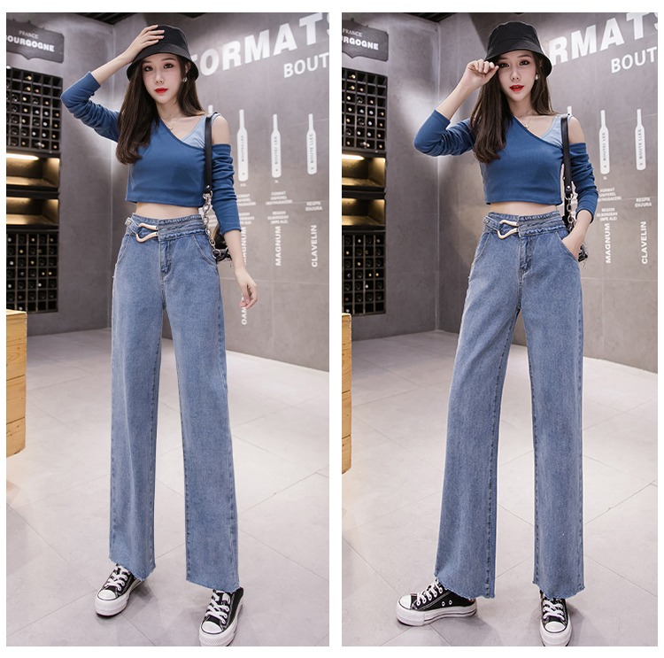 Quần Jeans Dài Ống Loe Thời Trang Dành Cho Nữ